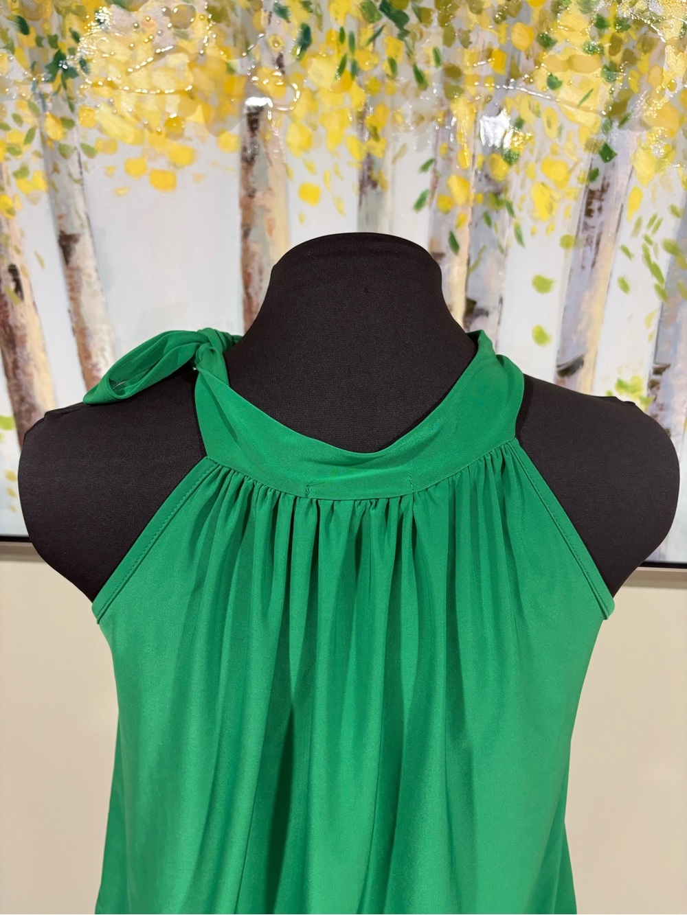 Women’s Halter Tank Top with Ruching Neckline - Size: 12 - Picture 6 of 16